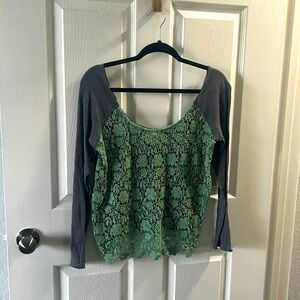 Free People Lace Top
